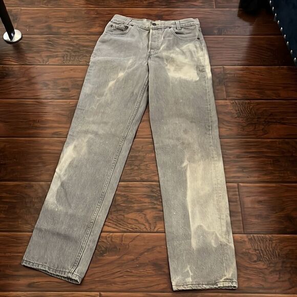 Vintage Levi’s Gray 501 Student Button Fly Closure Jeans - Picture 3 of 14